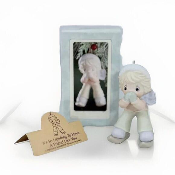 ❤️SOLD❤️Vintage Precious Moments Ornament "It's So Uplifiting - Picture 1 of 6